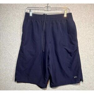Pro Player Moisture Wicking Shorts With Zip Pockets Men's Size‎ Large Navy Blue
